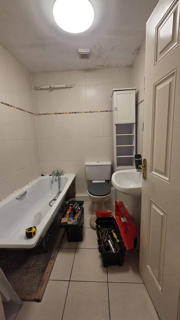 Bathroom before renovation Dublin