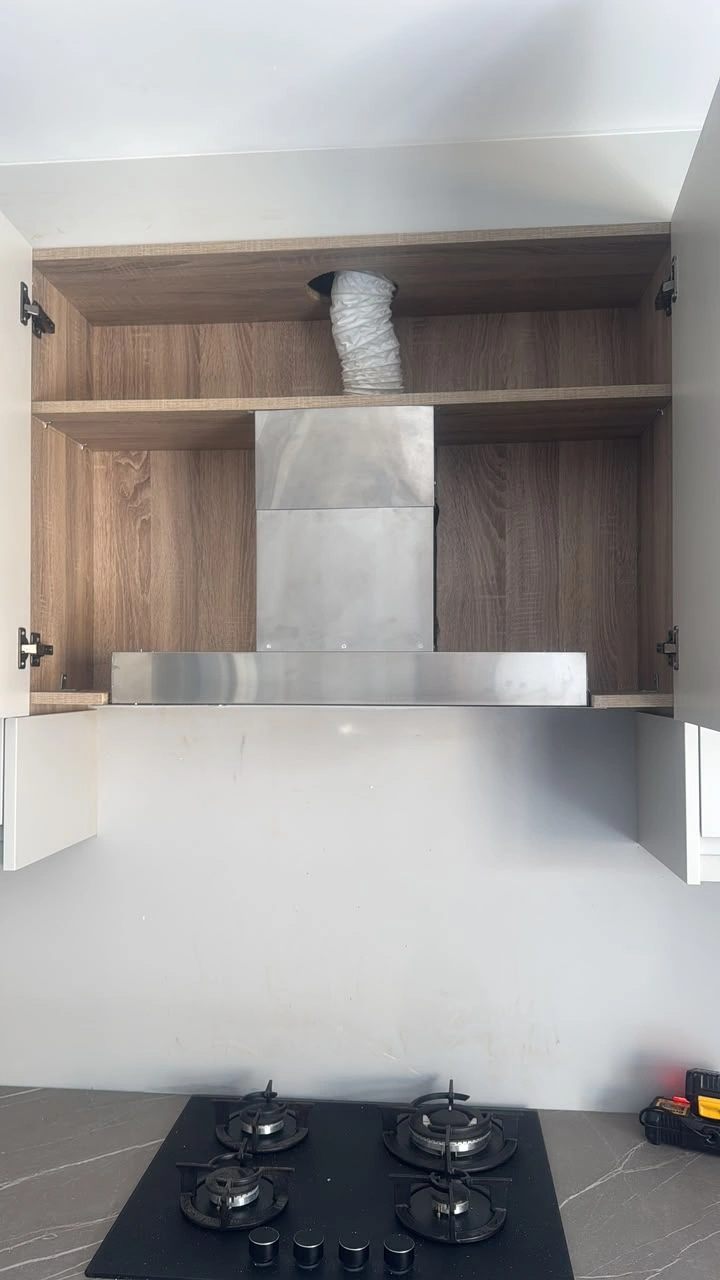 Cooker hood extractor installation by ProFix