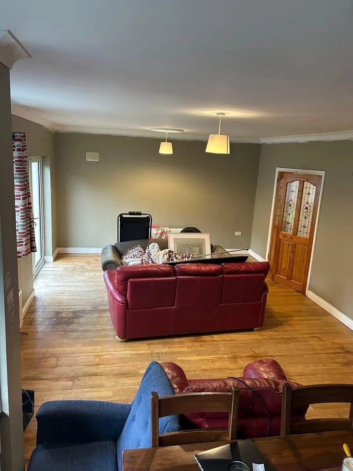 Interior house painting and decorating project in Dublin